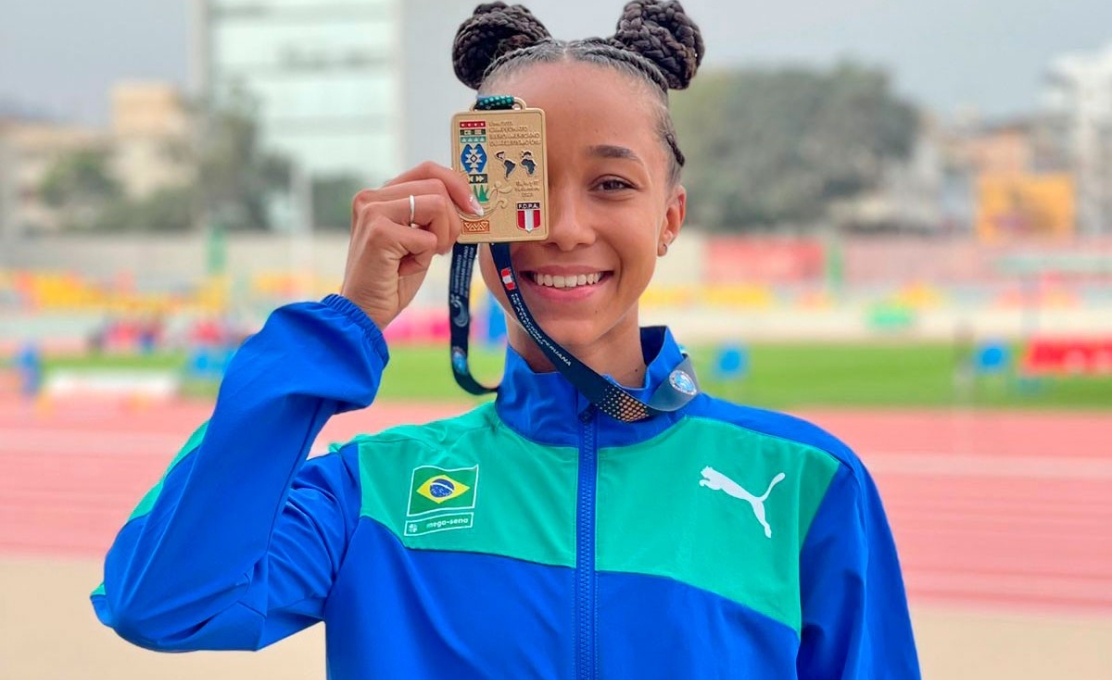 Amanda Miranda conquista três ouros no Ibero-Americano de Atletismo