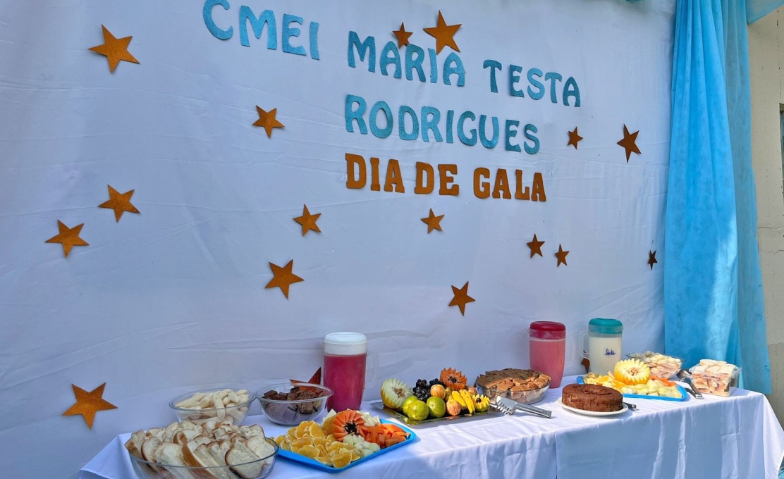 Dia de Gala marca comemorações no CMEI Maria Testa Rodrigues  