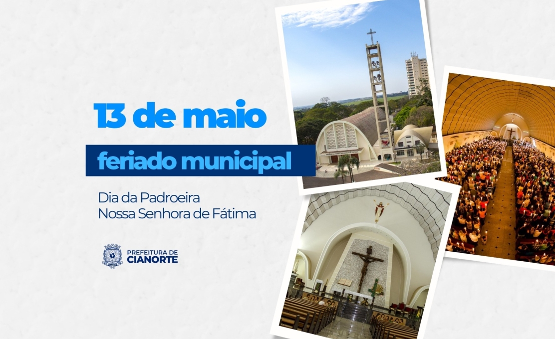 Segunda-feira é feriado municipal em Cianorte