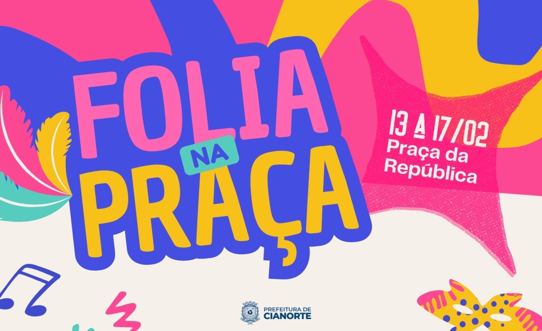 Programação de Carnaval começa nesta sexta-feira em Cianorte