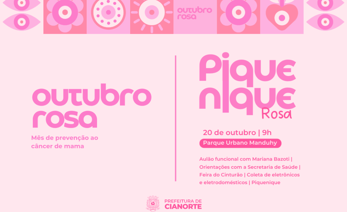 Parque Manduhy sedia ações do Outubro Rosa, Feira do Cinturão e coleta de eletrônicos neste ...