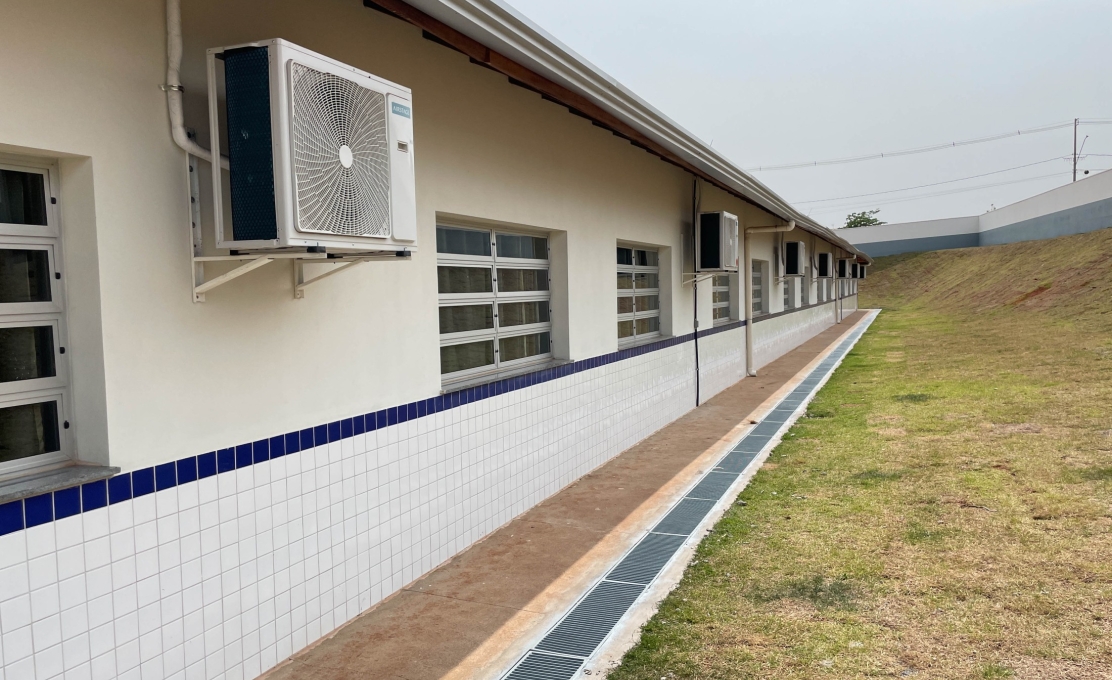 Obras de ampliação e reforma da Escola Municipal Lucia Moro estão a todo vapor