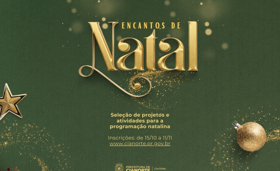 Prefeitura abre inscrições de projetos e atividades para programação natalina