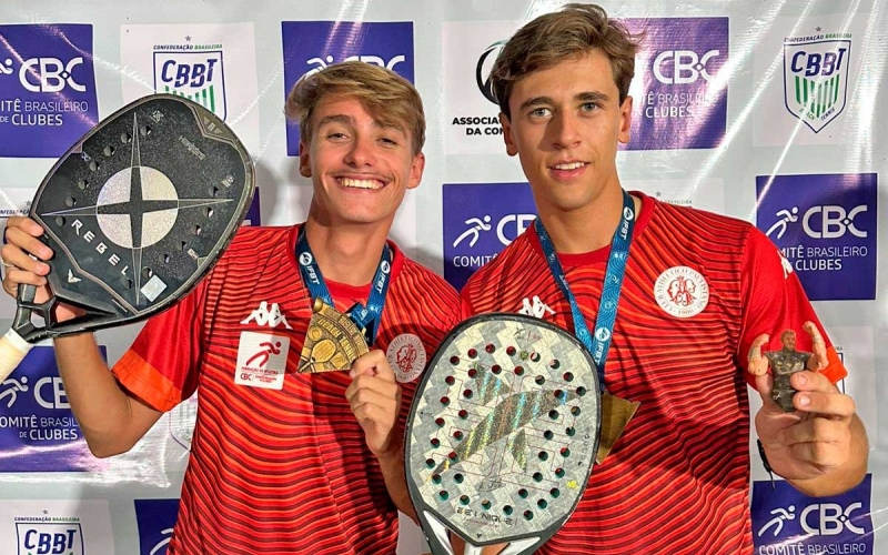 Atleta cianortense é campeão da 4ª Etapa do Brasileiro de Beach Tennis e lidera o Sub-18