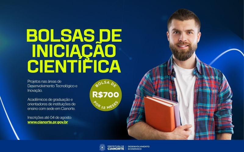 PIBITI 2025: Inscrições abertas para Bolsas de Iniciação Científica
