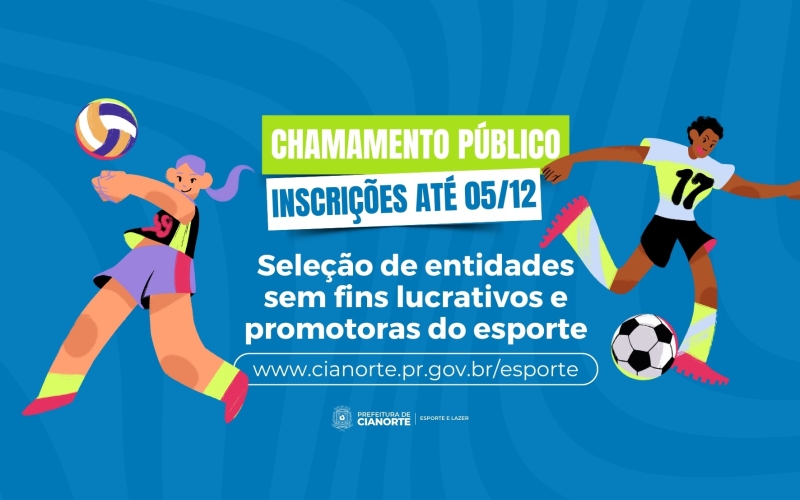 Prefeitura lança edital que apoia entidades sem fins lucrativos na promoção do esporte