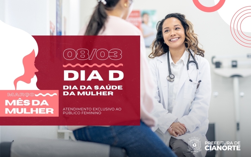 Sábado tem Dia D da Saúde da Mulher