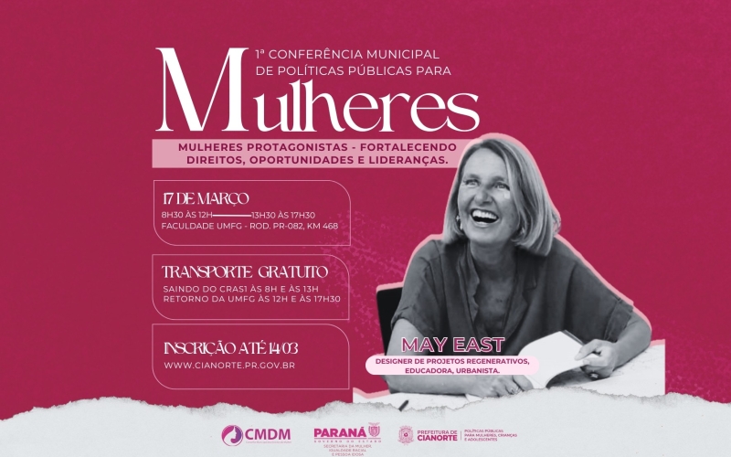 1ª Conferência Municipal de Políticas Públicas para as Mulheres será nesta segunda-feira