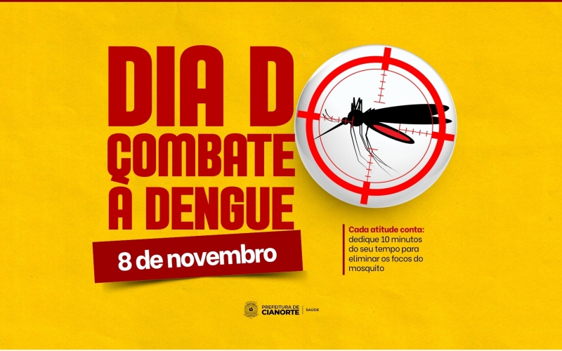 Sábado é Dia D de Combate à Dengue