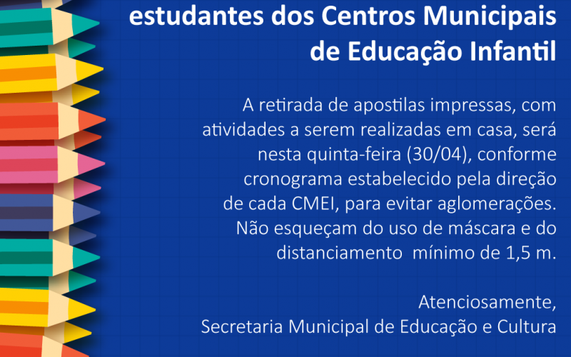 Secretaria Municipal de Educação promove a primeira edição do