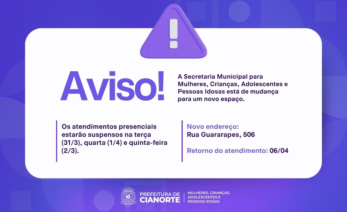 Sede da Secretaria para Mulheres, Crianças, Adolescentes e Pessoas Idosas passa por mudança
