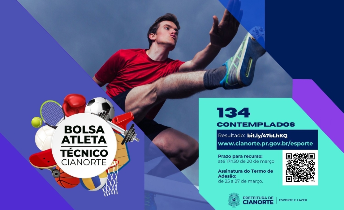 Bolsa Atleta, Paratleta e Técnico tem 134 contemplados em 2026