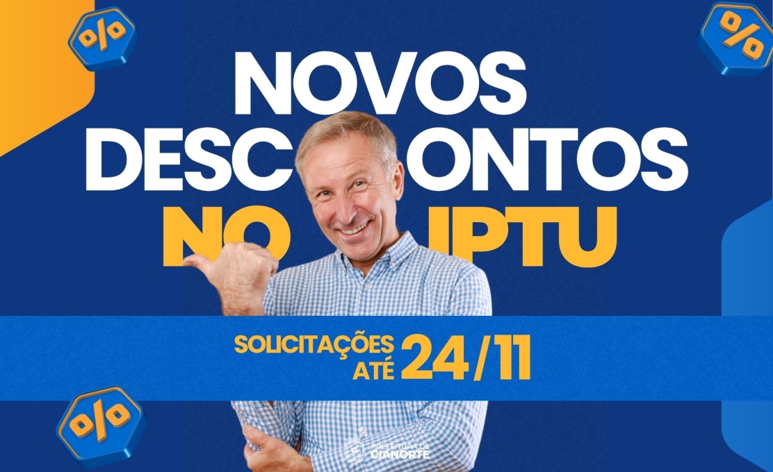 Prazo para solicitar desconto no IPTU termina na segunda-feira