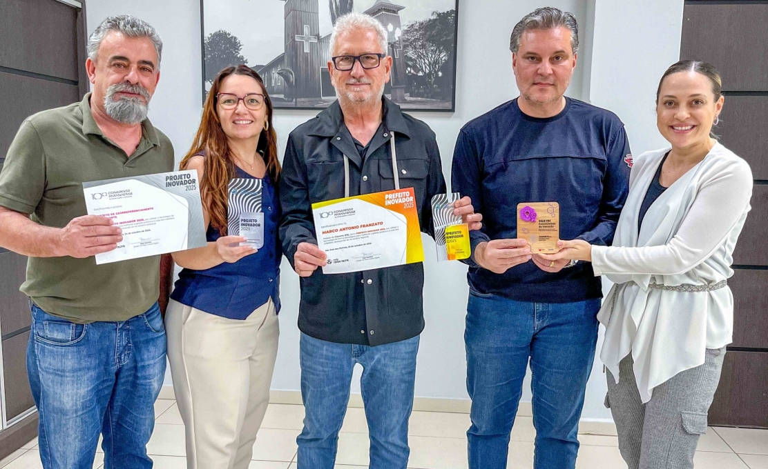 Cianorte recebe prêmios por inovações digitais na gestão pública