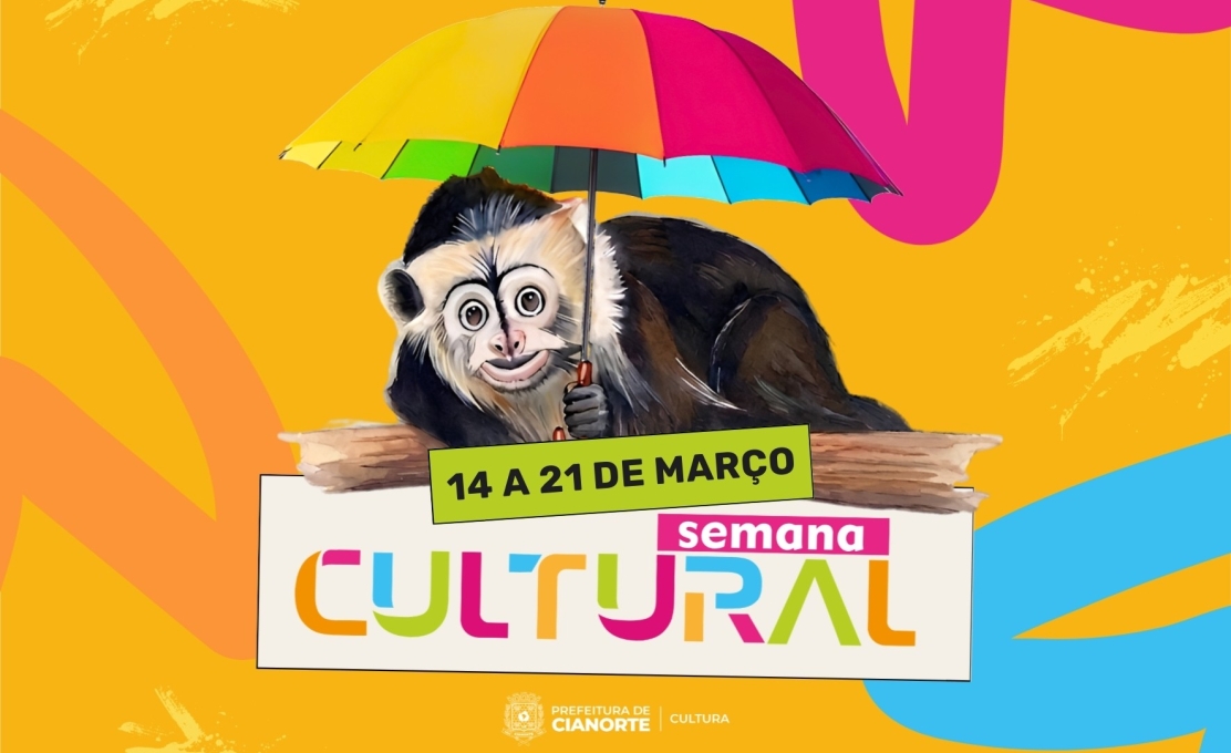 Cianorte terá maratona de 10 horas de programação encerrando a Semana Cultural 
