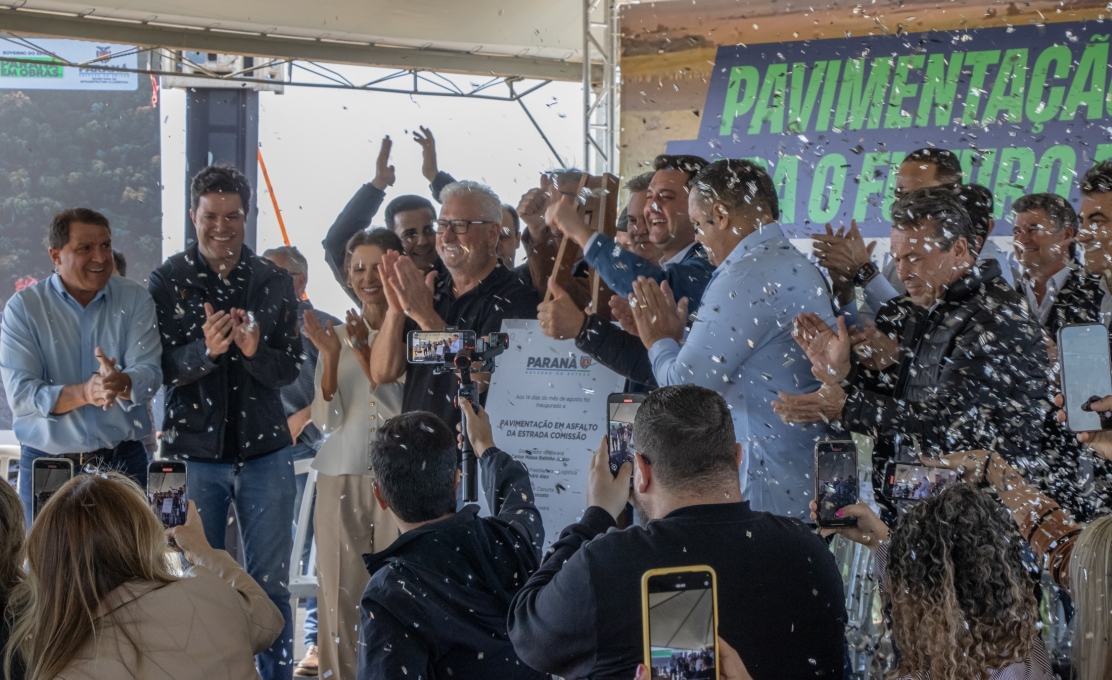 Sonho de décadas se torna realidade: Pavimentação da Estrada Comissão é inaugurada