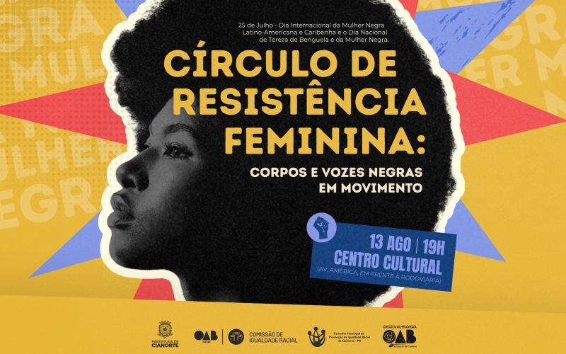 “Círculo de Resistência Feminina” celebra Dia da Mulher Negra nesta quarta-feira