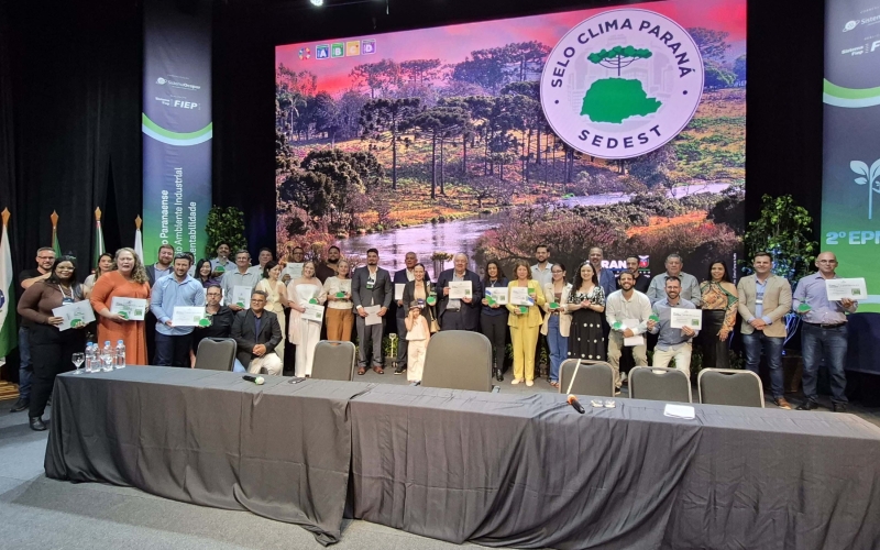 Cianorte recebe Selo Clima Paraná pelo 3º ano consecutivo