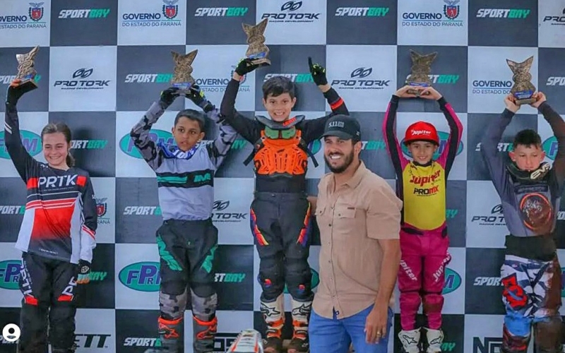 Cianortense conquista 3º lugar na sexta etapa do Paranaense de Motocross