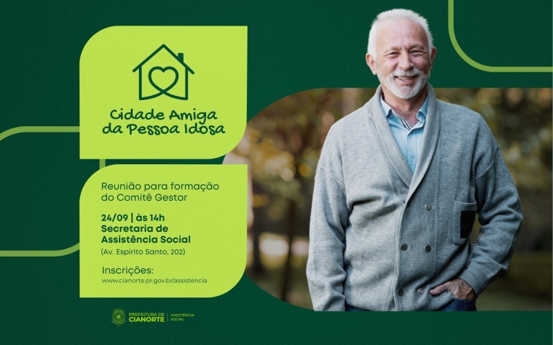 Candidatos ao comitê “Cidade Amiga da Pessoa Idosa” devem se apresentar nesta quarta-feira