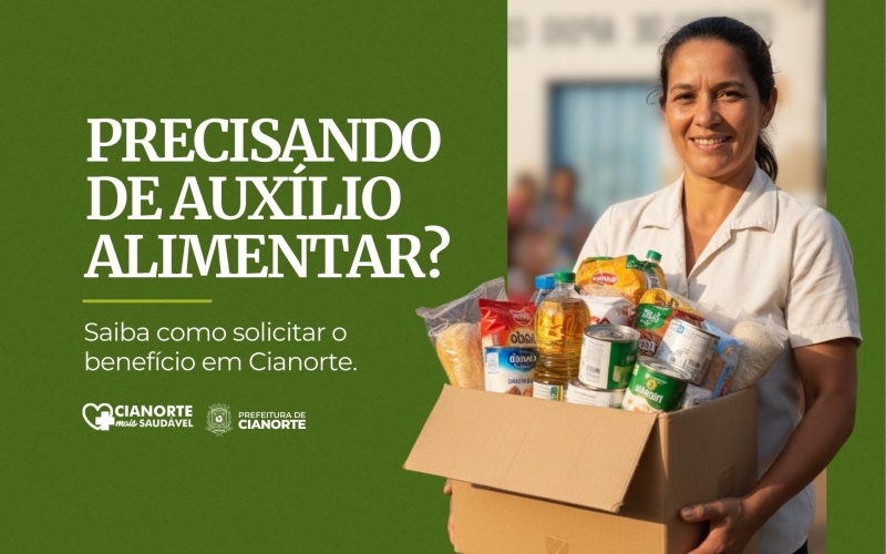 Projeto Cianorte Mais Saudável destaca funcionamento do auxílio-alimentação 