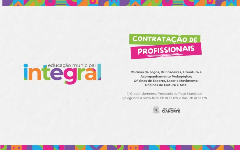 Educação Integral busca profissionais de arte, esporte e pedagogia 