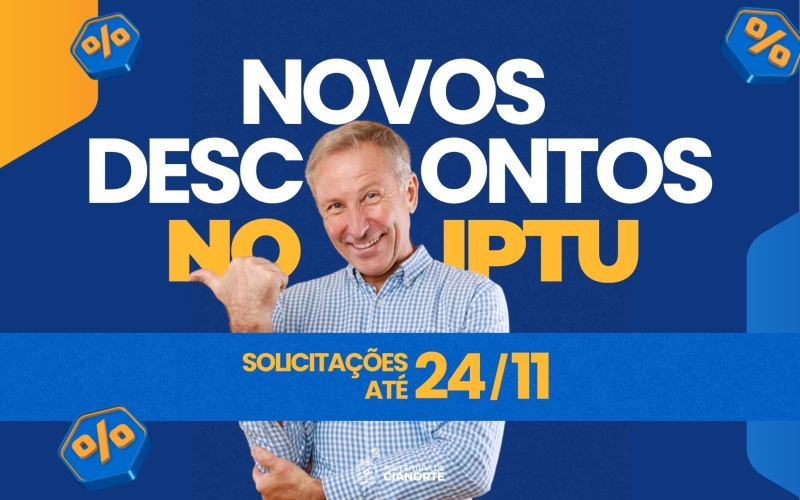 Prazo para solicitar desconto no IPTU termina na segunda-feira