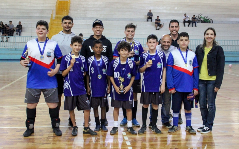 Campeonato Municipal de Futsal Infantil premia vencedores
