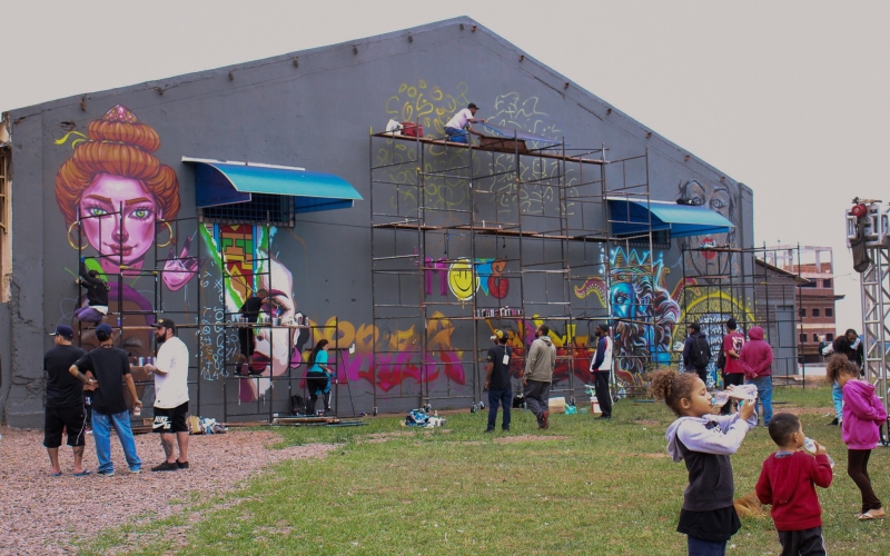 Colorindo a Rua chama atenção para cultura hip hop em Cianorte