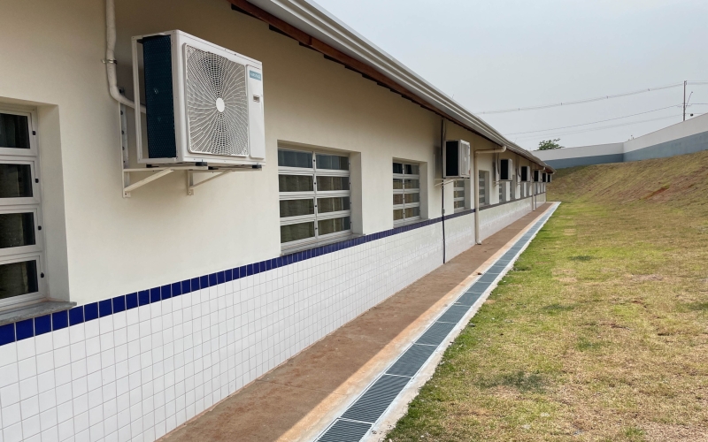 Obras de ampliação e reforma da Escola Municipal Lucia Moro estão a todo vapor