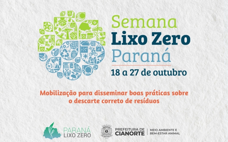 Vem aí a Semana do Lixo Zero Paraná